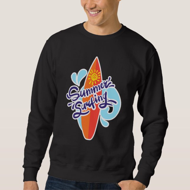 Hipster Hawaii Aloha Surfing Holiday Travel Hawaii Sweatshirt (Vorderseite)