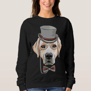 Hipster Hund Labrador Retriever Sweatshirt