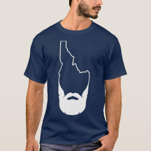 Hipster Idaho Beard Boise Idaho Berühmtes Kartoffe T-Shirt