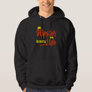 Hipster ist kein stylischer, urbaner Vintag Hoodie