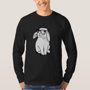 Hipster Kaninchen Lustiger Hase Mit Brille Süß Ani T-Shirt