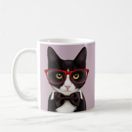 Hipster-Katze Tasse