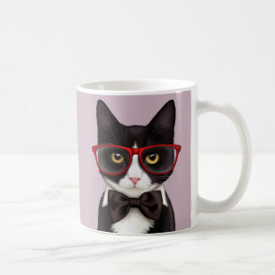 Hipster-Katze Tasse
