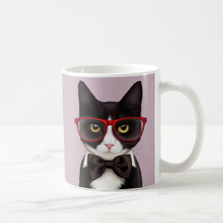 Hipster-Katze Tasse