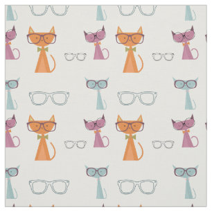 Hipster-Katzen Stoff