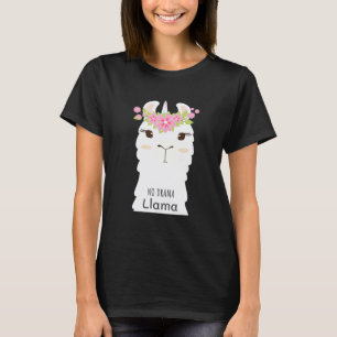Hipster Kein Drama Lama Einhorn Für Mann Frau T-Shirt
