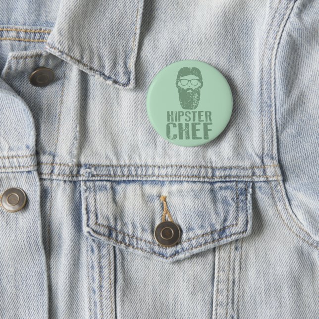 Hipster Koch Button (Beispiel)