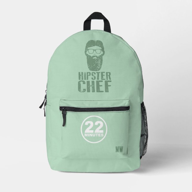 Hipster Koch - CBC 22 Minuten - Backpack personali Bedruckter Rucksack (Vorderseite)