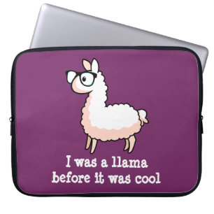 Hipster-Lama Laptopschutzhülle