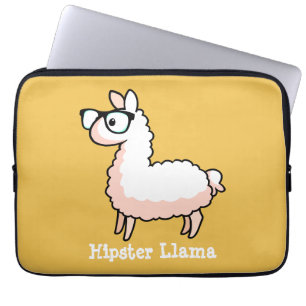 Hipster-Lama Laptopschutzhülle