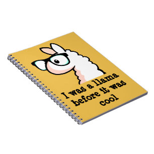 Hipster-Lama Notizblock