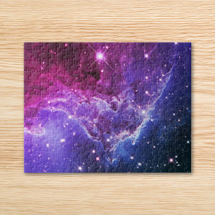 Hipster Lila Ombre Affenkopfnebel Puzzle
