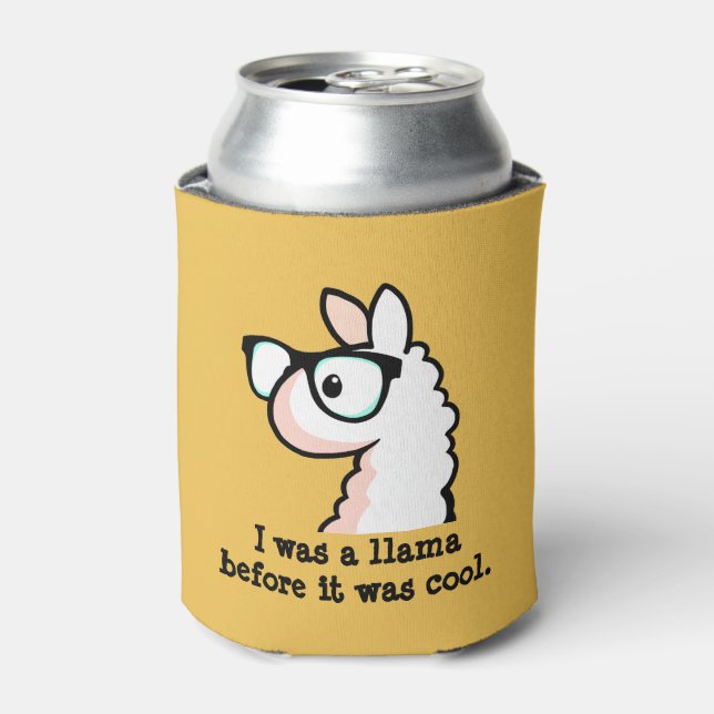 Hipster Llama Dosenkühler (Kanne Vorderseite)
