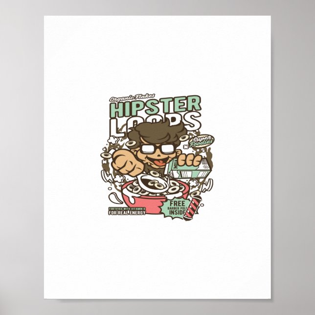 Hipster Loops Poster (Vorne)