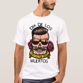 hipster_mexico_kopf_de_mort_crane_fleur_rose_mo T-Shirt