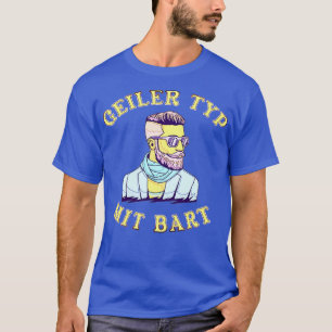 Hipster mit Bart Beard Care 2 T-Shirt