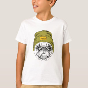 Hipster-Mops ist es cool T-Shirt