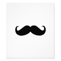 Hipster Mustache Foto Print