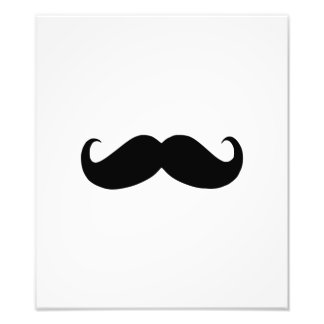Hipster Mustache Foto Print