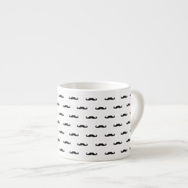 Hipster-Muster Espressotasse (Vorderseite Rechts)