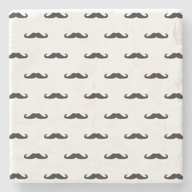 Hipster-Muster Steinuntersetzer (Vorderseite)