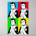 Hipster Napoleon Bonaparte Pop Art Poster<br><div class="desc">Hipster Napoleon Bonaparte Pop Art Anime Cartoon Comic Fiktion Manga</div>