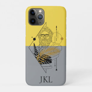 Hipster Olympischer Gott Colorblock Monogramm Case-Mate iPhone Hülle