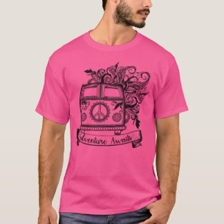 Hipster Outdoor Mountains als Design Baseball beze T-Shirt
