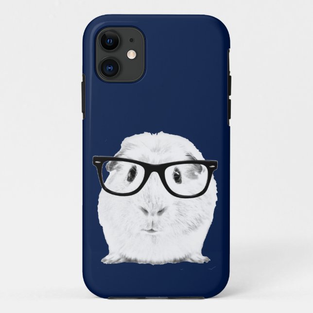 Hipster Pigster Case-Mate iPhone Hülle (Rückseite)