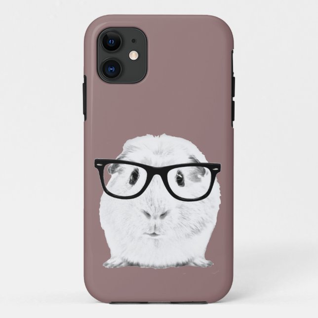 Hipster Pigster Case-Mate iPhone Hülle (Rückseite)
