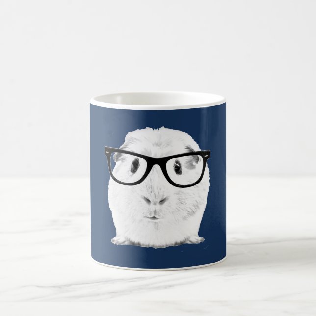 Hipster Pigster Tasse (Mittel)