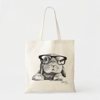 Hipster Rambo Bunny Tasche