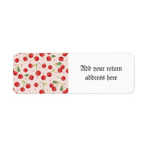 Hipster, Retro, Kirsche, Muster, Rot, Rosa, Blass,