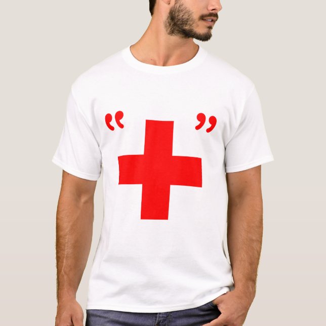 Hipster-Sanitäter T-Shirt (Vorderseite)