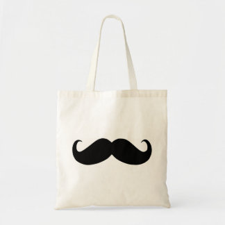 Hipster-Schnurrbart-Budget-Tasche Tragetasche
