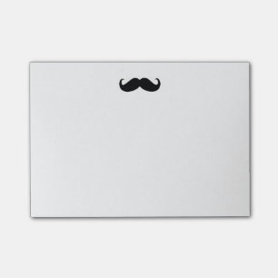 Hipster-Schnurrbart Posten-it® Anmerkung 4x3 Post-it Klebezettel