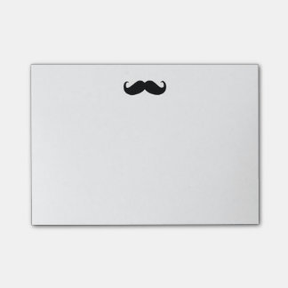 Hipster-Schnurrbart Posten-it® Anmerkung 4x3 Post-it Klebezettel