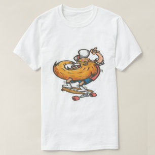 Hipster-Skateboard-Bart-Mann-T-Shirt T-Shirt