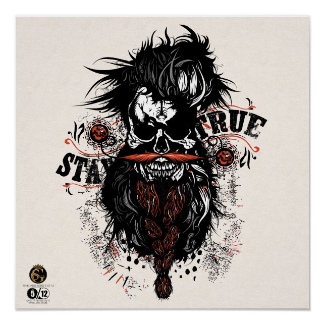 Hipster Skulls Stay Poster (Vorderseite)