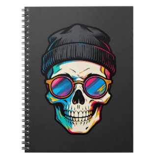 Hipster Skully Notizblock