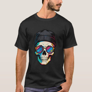 Hipster Skully T-Shirt