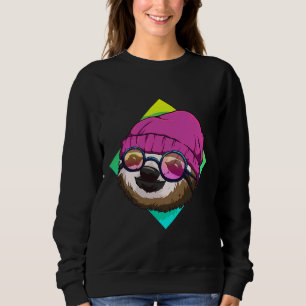 Hipster Sloth Niedlich Sloths Ideas Sweatshirt