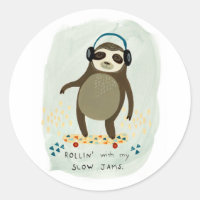 Hipster Sloth | Rollin' mit meinen langsamen Marme