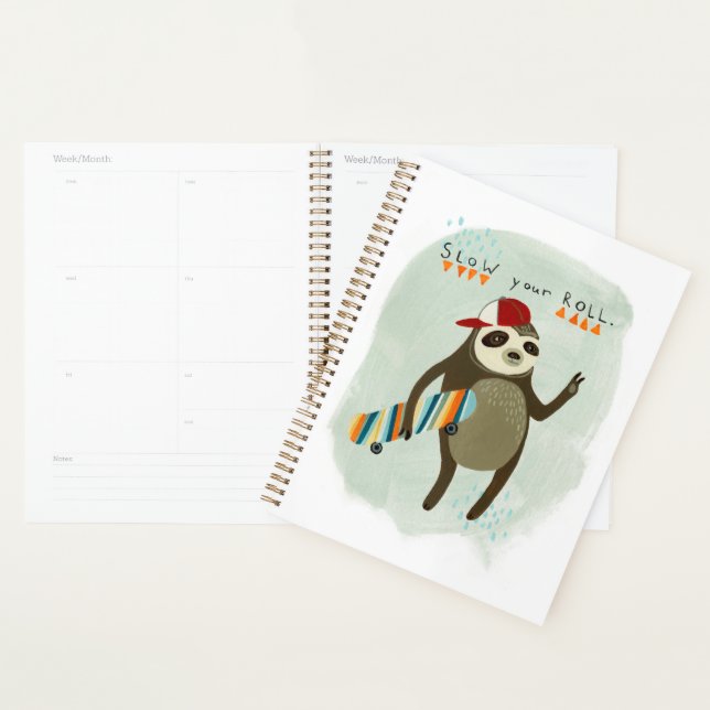 Hipster Sloth | Slow your Roll Planer (Anzeige)
