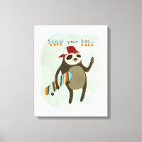 Hipster Sloth | Warten Sie Ihre Rolle