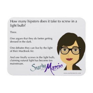 Hipster Spaß Magnet