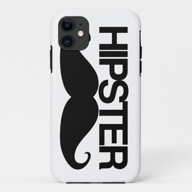 Hipster Stache Case-Mate iPhone Hülle (Rückseite)
