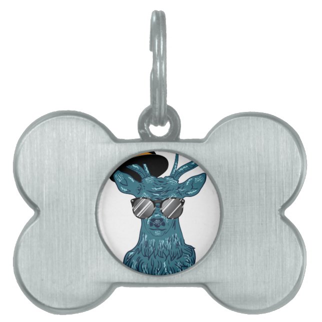Hipster Stag4 Tiermarke (Vorderseite)