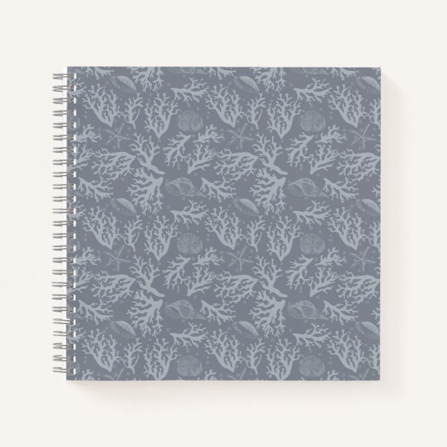 Hipster Style Coral Reef Notizbuch (Vorderseite)