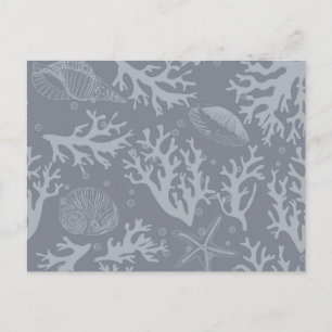 Hipster Style Coral Reef Postkarte